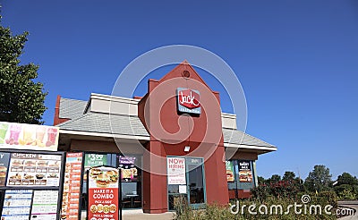 Jack in the Box Restaurant Editorial Stock Photo